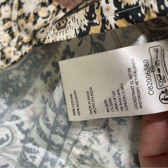 Anthropologie Puff Sleeve Lace peasant blouse‎ size Small - Picture 10 of 10